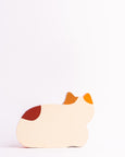 Tess Smith-Roberts - Painted Sculpture - Curled Up Kitty