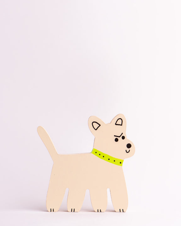 Tess Smith-Roberts - Painted Sculpture - Cream Chihuahua