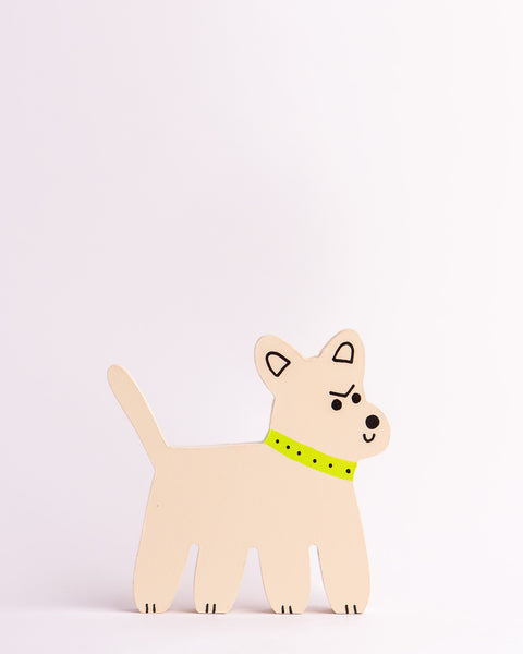Tess Smith-Roberts - Painted Sculpture - Cream Chihuahua