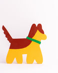Tess Smith-Roberts - Painted Sculpture - Splice Dog Green Collar
