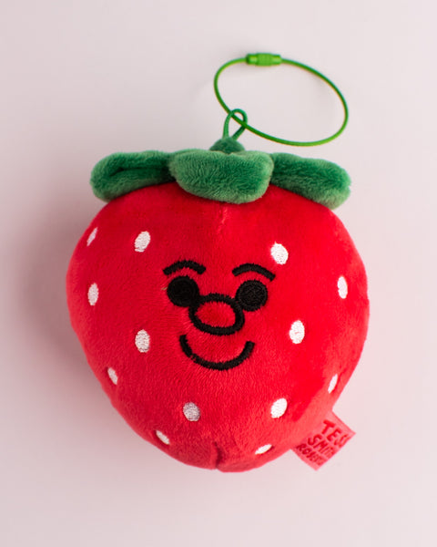 Tess Smith-Roberts - Plush Keychain - Strawberry