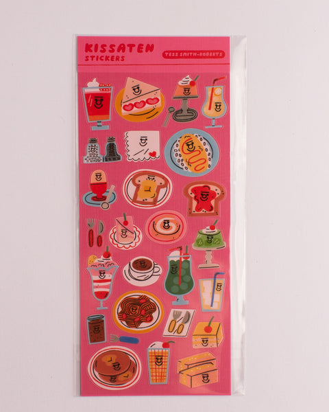 Tess Smith-Roberts - Sticker Sheet - Kissaten