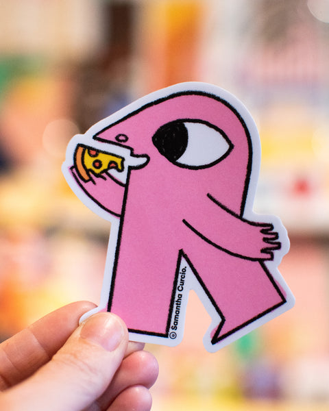 Samantha Curcio - Gimme Pizza - Vinyl Sticker