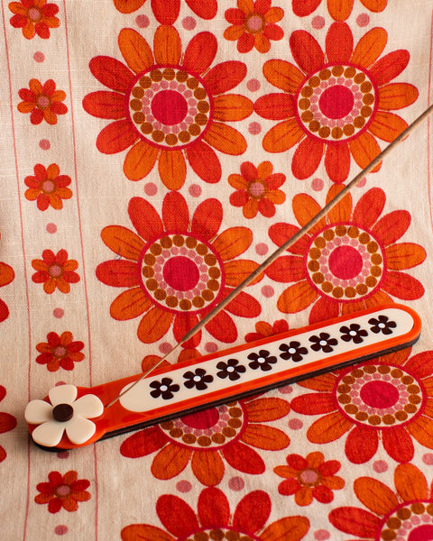 Friedflowers - Incense holder - Orange