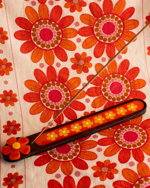 Friedflowers - Incense holder - Brown