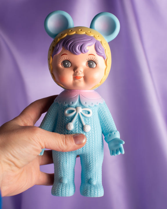 Kodama Sangyo Toy - Charmy Chan Doll - Pastel Blue