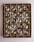 Christopher Radko - Holiday Glass Ornaments - 3cm Set of 20 - Splendor Rounds