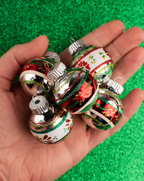 Christopher Radko - Holiday Glass Ornaments - 3cm Set of 20 - Splendor Rounds