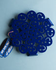 We Are Out of Office - Blue Smiley Trivet