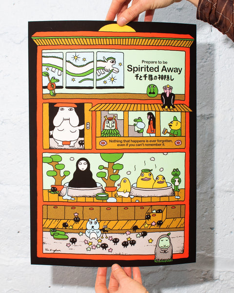 Tom Bingham - A3 print - Spirited Away