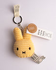 Miffy - Flat Keychain - Corduroy Buttercream