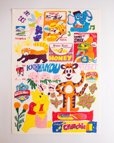 Jumbo Press - Chocolate Bar A3 Print (Limited Edition)