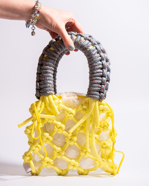 Olive Made - Sunshine bag - Yellow and Gray