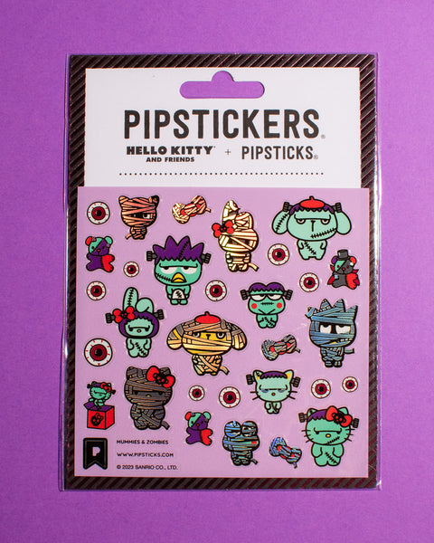 PipStickers - Hello Kitty and Friends Mummies & Zombies Stickers