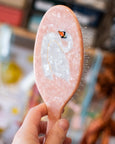Solar Eclipse - Amazing Hair Day Brush - Hand-Painted Swan