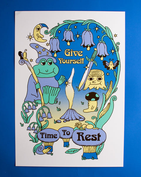 Tom Bingham - A3 print - Time To Rest