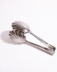 Roger Orfèvre - Scalloped Bakery Tongs - Stainless steel