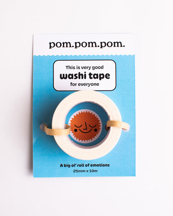 Pom Pom Pom - Washi Tape - Emotion Faces