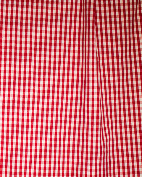 Gingham Check Table Cloth 150 x 150cm - Red