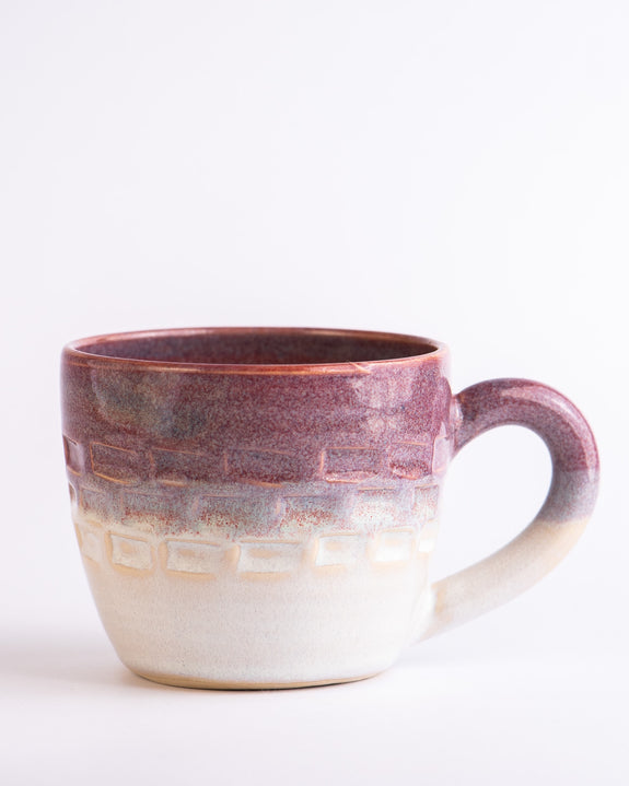 Clay by Tina - Big Mug - Aubergine Groove Top