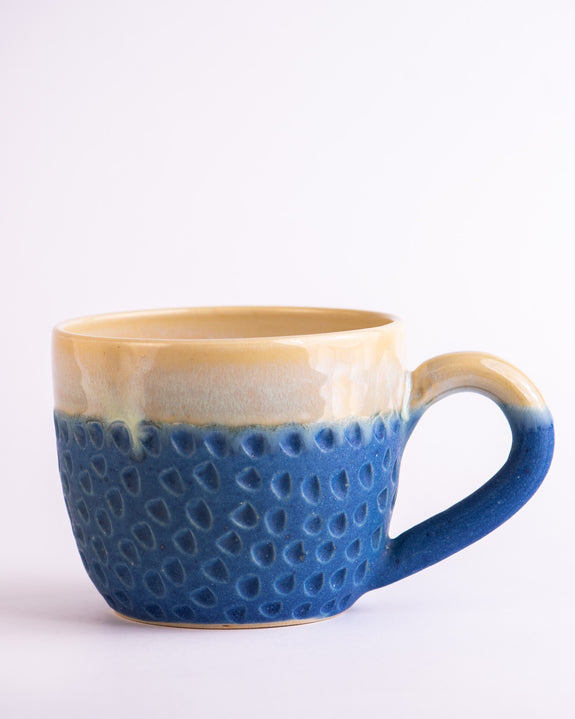 Clay by Tina - Big Mug - Blue Groove