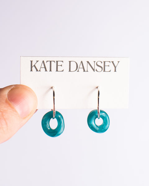 Kate Dansey - Iris Hoops - Ocean