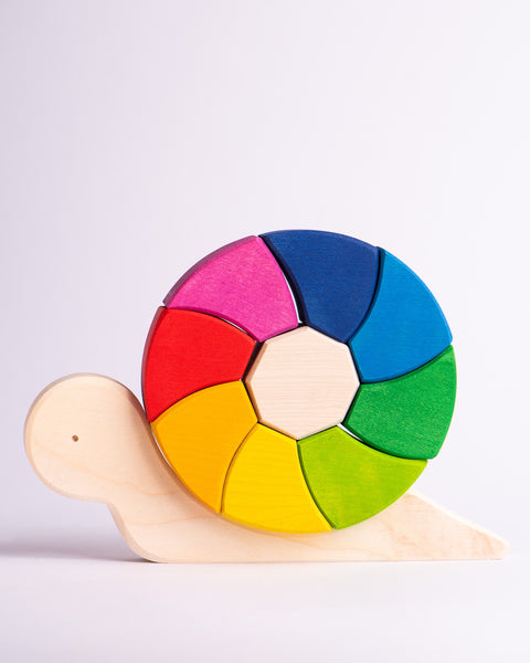 Goki - Pauline the Sassy Snail (Puzzle and building blocks)