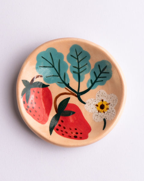 Togetherness Design - Ceramic Dish Mini - Strawberry Patch