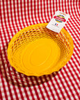 Roger Orfèvre - Oval Metal Food Basket - Large - Yellow