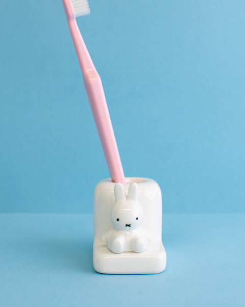 Miffy Sitting Ceramic Toothbrush holder -  Single
