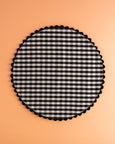 Mardi Powell - Placemat - Black/white and Black Ricrac