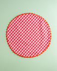 Mardi Powell - Placemat - Pink and Orange Ricrac