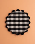 Mardi Powell - Coaster - Black/White and Black Ricrac