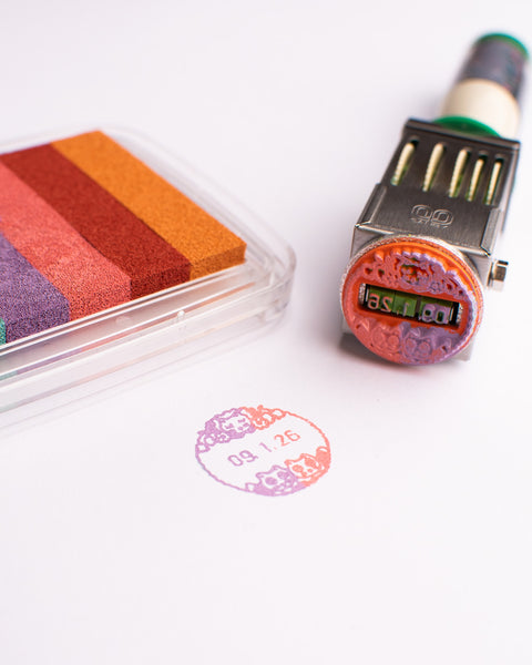 Yumi Kitagishi x Sanby - Date Stamp - Forest Cat