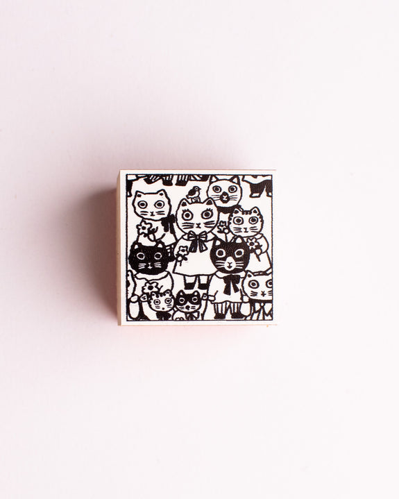 Yumi Kitagishi x Sanby - Gyugyu Stamp - Cat