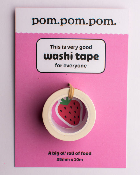 Pom Pom Pom - Washi Tape - Food