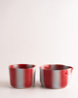 Stacey's Ceramics - Nesting Matcha Set - Red/Blue