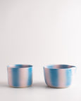 Stacey's Ceramics - Nesting Matcha Set - Blue/Pink