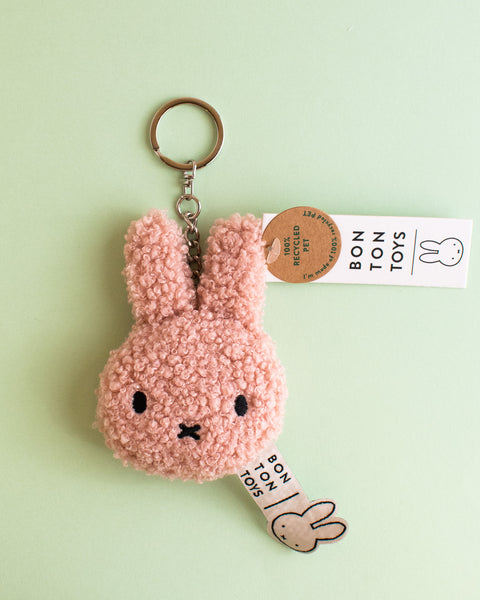 Miffy - Flat Keychain Tiny Teddy - Pink
