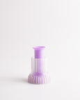 Warren & Laetitia - Double Candle Holder (Tall) - Violet