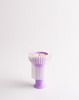 Warren & Laetitia - Double Candle Holder (Tall) - Violet