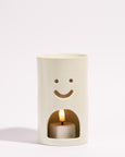 Shuh - Smiley Ceramic Oil Burner - Light Green