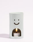 Shuh - Smiley Ceramic Oil Burner - Sky Blue