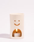 Shuh - Smiley Ceramic Oil Burner - White