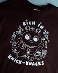 Tom Bingham x Pinky's - Rich in Knick-Knacks Tee - Black