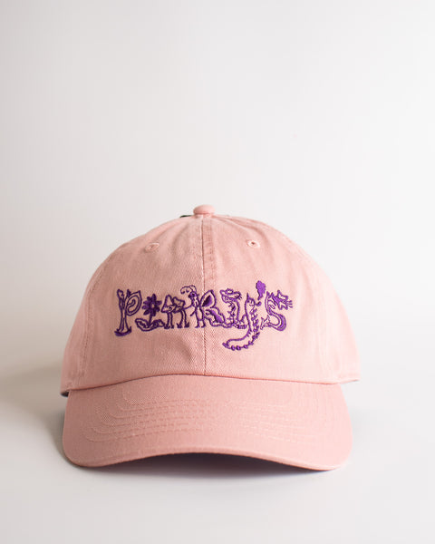 Pinky's Cap - Purple on Pink