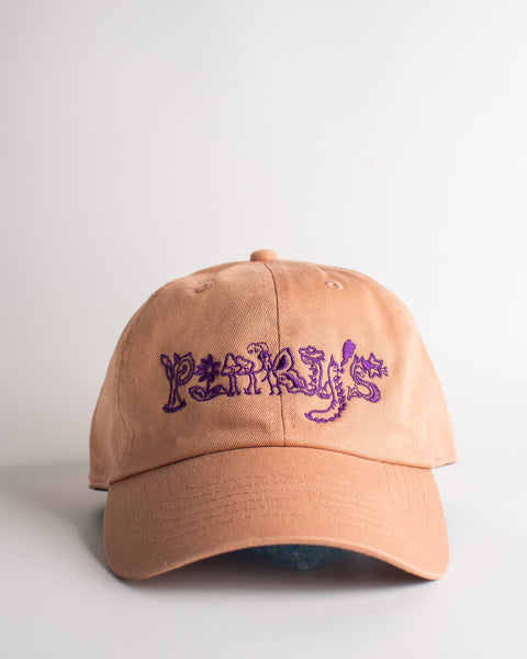 Pinky's Cap - Purple on Cinnamon