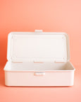 Toyo - Steel Stackable Toolbox - 19cm - White