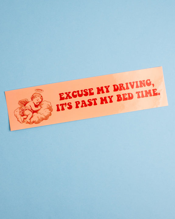 Carla Adams - Past My Bedtime Bumper Sticker