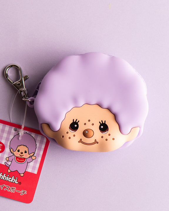 Monchhichi - Silicone Pouch - Lilac